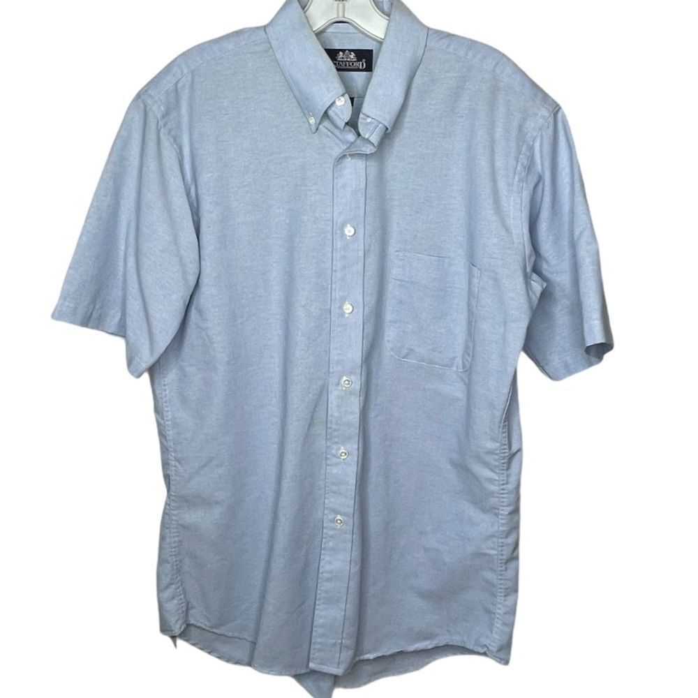 Stafford Dress Shirt Blue
